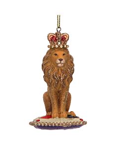 Gisela Graham Lion on Cushion
